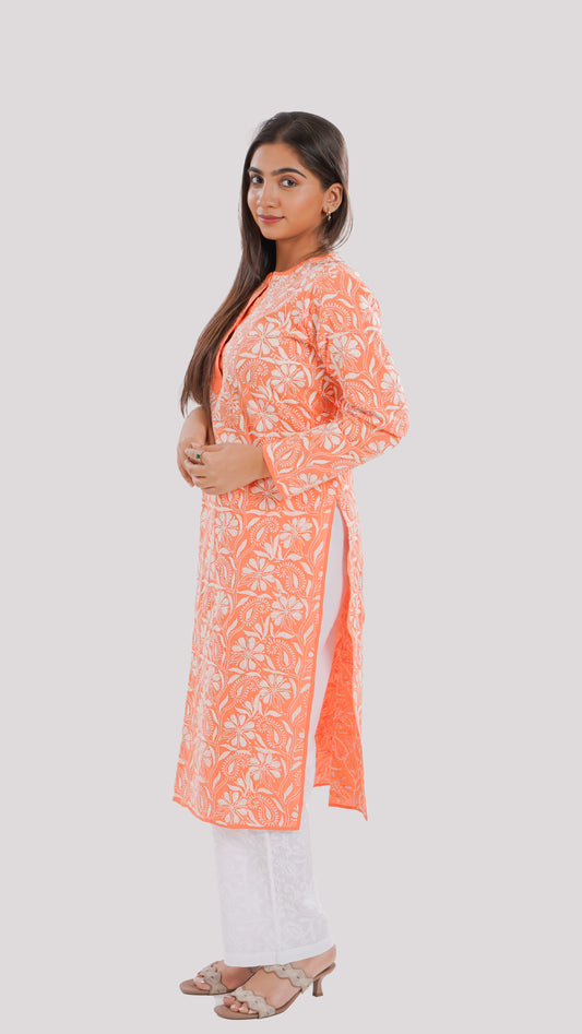 Women’s Long Kurta – Plain, Elegant & Comfortable | 100% Pure Cotton