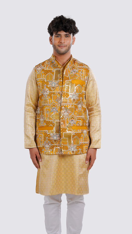 Men’s Ethnic Jacket in Premium Rayon