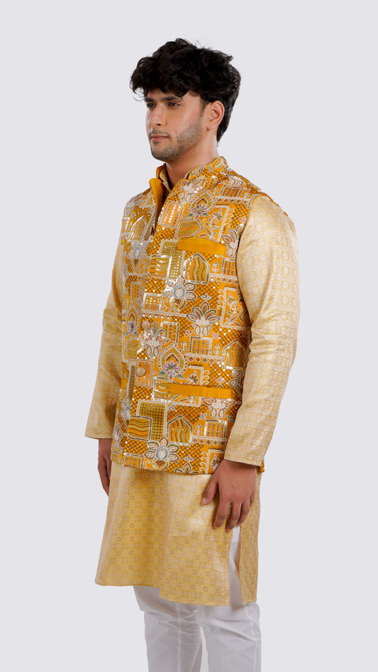 Men’s Ethnic Jacket in Premium Rayon