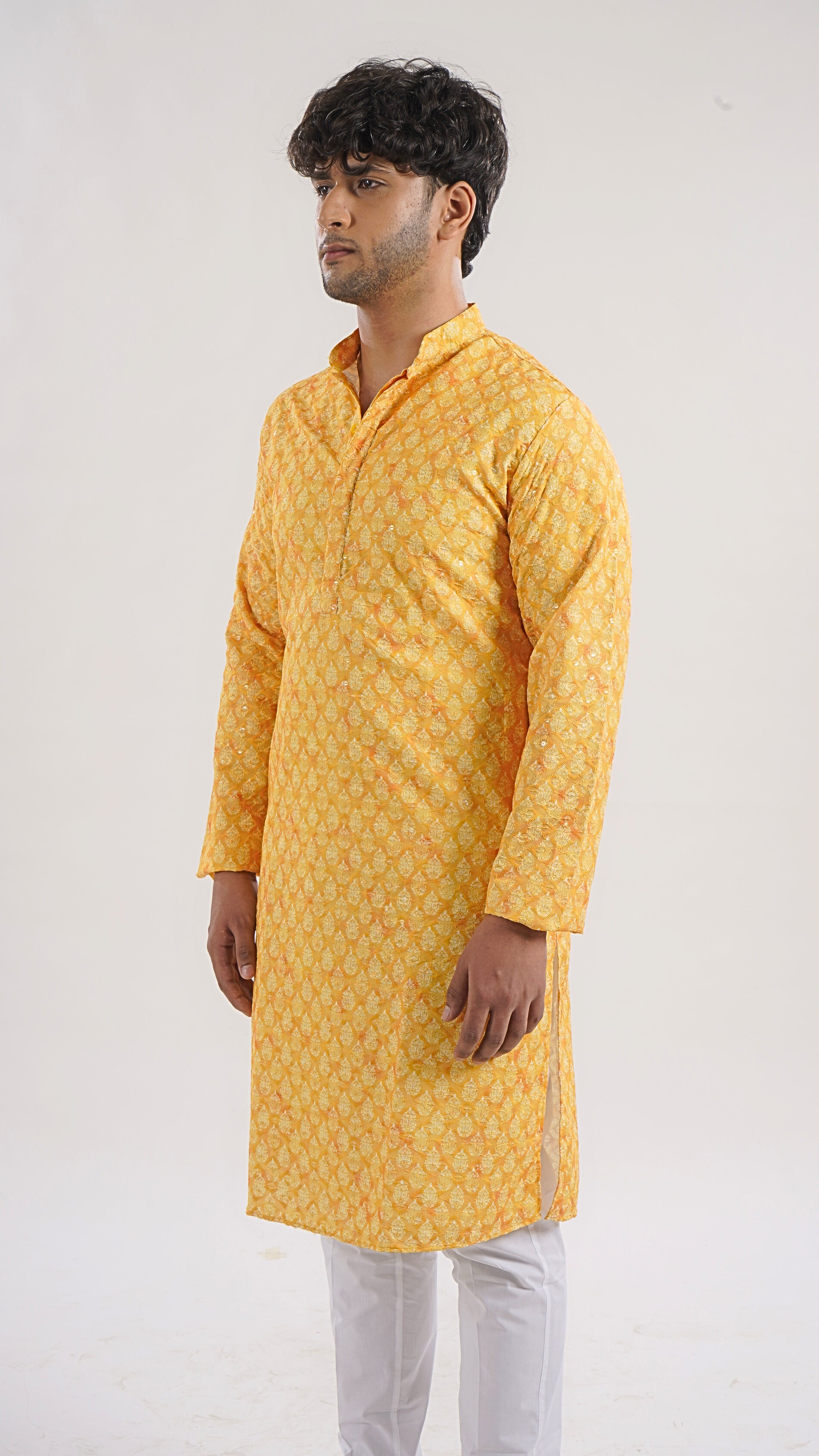 Mens Chikankari Kurta